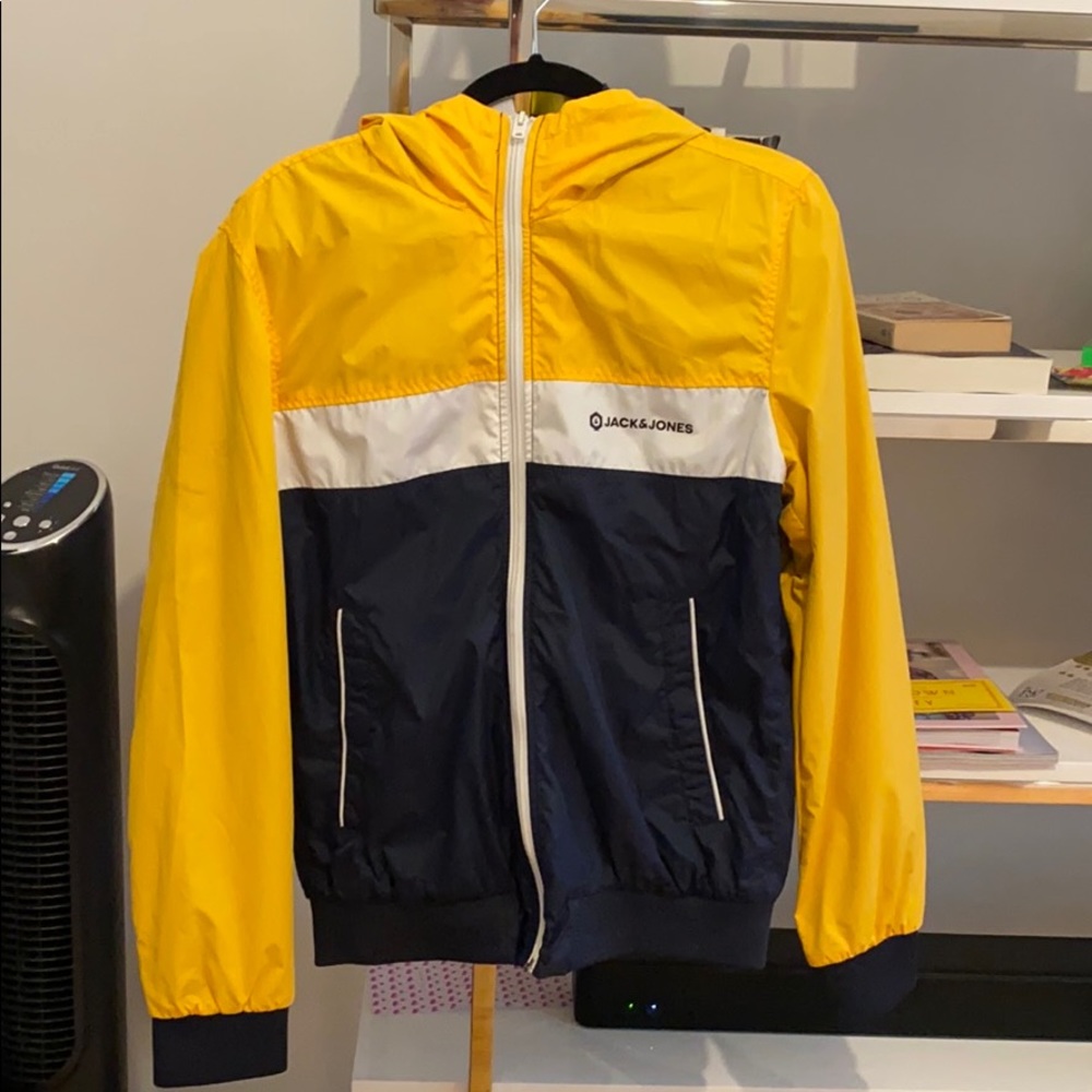Jack and Jones hooded rain jacket